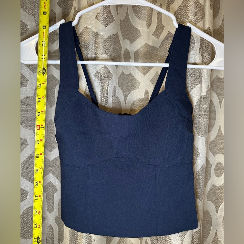 Abercrombie & Fitch Navy Crop Top